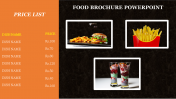 Variety Of Food Brochure PowerPoint Presentations Template